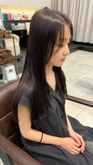 ✨透明感No.1✨カット＋イルミナカラー＋うるツヤセラミドトリートメント🥣