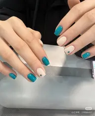 自爪ワンカラー♡2色まで色替えOK＋ダイヤ付き💎✨