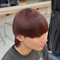メンズカット+ダブルカラー ¥18000