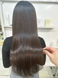 【梅雨対策】ナチュラルストレート美髪矯正+5stepTOKIO超音波トリートメント【カット無料サービス】