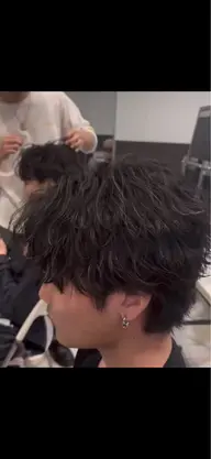 カット+スパイラルパーマ❤️🔥