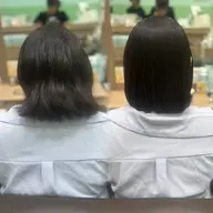 【サラサラ艶々の髪に✨💕】カット➕縮毛矯正➕炭酸トリートメント🫧
