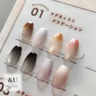 マグネットジェル × グラデーション(エアブラシ)🎨