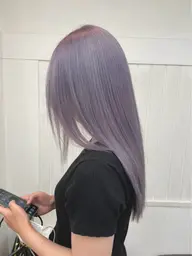 【ダメージレス🫧🤍】ケアブリーチ+透明感カラー+3step内部補修トリートメント🫧