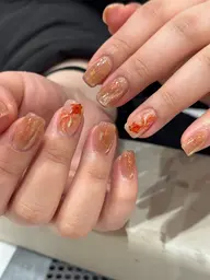 自爪ジェルマ💅やり放題コース!持ち込みデザイン可能