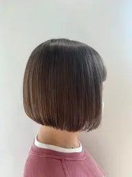 【平日リピーター様限定🫧】カット+脱白髪染めイノアカラー+トリートメント+ marbb(マイクロバブル)