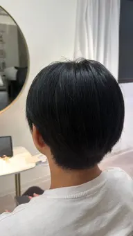 黒染めカラー+トリートメント