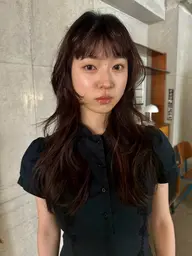 【サラサラダメージレスヘアに☘️】カット+カラー+Aujua 2step treatment