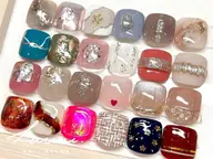 💓フットネイル💓(親指だけアート)オフ込み