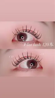 【写真動画撮影OKな方🙆♀️】フラットラッシュマツエク100本🩵