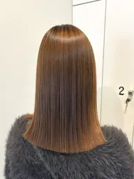 《素髪ストレート◎》髪質改善ストレートトリートメント(縮毛矯正)＋カット