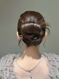 ヘアセット　カチモリ韓国ヘア