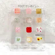 👍 フットワンポイント定額デザイン(親指のみ) オフ込み・パラジェル