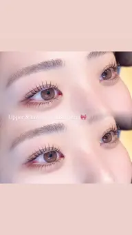 上下まつ毛パーマ🌻🌈コーティング仕上げ有💛