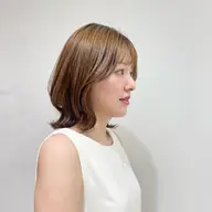 レイヤーカット+艶カラー🩷Aujuaトリートメント本日空きあり!