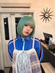 🌈人気No.1🌈ダブルカラー(ケアブリーチ+艶カラー)+ダメージ補修トリートメント(シャンプーブロー込み)