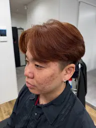 メンズ✨️艶髪カラーケア(カット+ワンカラー+髪質改善トリートメント)