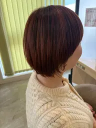 似合わせカット+デザインカラー+髪質改善トリートメント