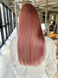 🍇【ブリーチ/リタッチのみ】＋カラー＋カット＋トリートメント🌟※リタッチ2cm以下※