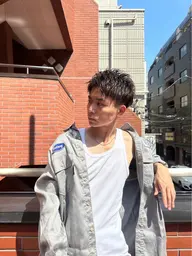 メンズショート⚡️/清潔感×似合わせカット【清潔感のある王道ショート。爽やかで扱いやすいスタイル。】