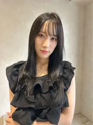 【赤み・オレンジ味消し🌞】透明感カラー+艶トリートメント✨