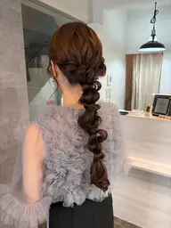 ヘアアレンジ🫶ハーフアップ・編みおろし・巻き下ろし・シニヨン限定💕💕