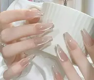 [チップ長さだし]マグネットフレンチorラメグラデーション