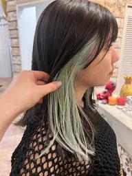 🎀19:30~レディース限定🎀カット＋インナーカラー(ブリーチ込み)＋トリートメント¥7,000~🎀