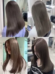 ❤️‍🔥今見てる方限定🈹【黒髪卒業】色落ちまで綺麗な透明感カラー＋カット＋トリートメント
