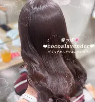 🎀盛れる顔まわり×似合わせカット+透明感カラー+Mトリートメント