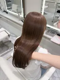 U24🎀【ブリーチなしダブルカラー】➕【カット】➕【トリートメント】