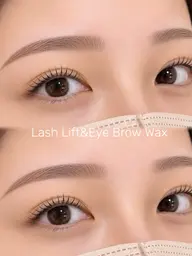 垢抜けNo.1✨️まつげパーマ+眉毛ワックス👀🩵