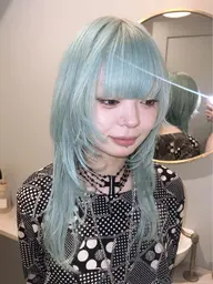ブリーチ有りダブルカラー✨️2STEPトリートメント付き💜