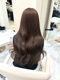 【黒髪から明るくしたい方】ブリーチなしWケアカラー🎀