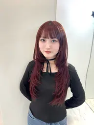🩵🩶レイヤーカット可🩶🩵55cmシールエクステ80本+カット【原宿/エクステ】
