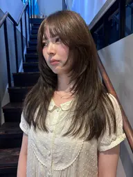 ✨ダメージレス✨ブリーチなしで叶えるトレンド　ダブルカラー+こだわりカット💇‍♀️＋トリートメント