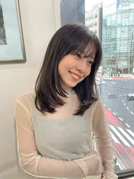 ✨新規✨透明感カラー＋艶髪Tr🫧🕊️