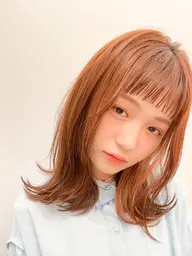 【メンテナンスメニュー】前髪カット+カラー+4ステップトリートメント