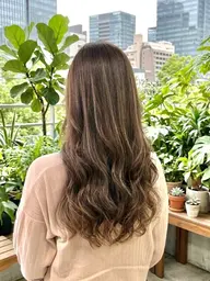 〔🌿ブリーチ無し!シークレットハイライト🌿〕 カラー剤ハイライトカラー&ナノスチームトリートメント