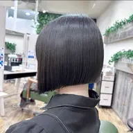ボブ×うるツヤ♡】透明感カラーで可愛く♪カット＋極上艶TR