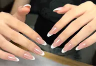 🌸スカルプ長さ出しフレンチ/カラグラ【クリアベース、オフ込み】