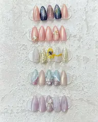 【何度でも同価格✨】今月のMonthlyデザイン❣️¥3,300（オフ・ケア込）💅 技術向上キャンペーン中