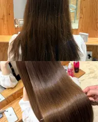 🟤平日限定【縮毛矯正練習モデル⟡.·】縮毛矯正モデル➕treatment