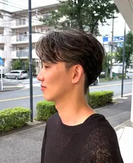 🌟迷ったらこちら🌟【カット＋ニュアンスパーマ】ケア剤付き/毛流れ/センターパート/メンズ/フェザーパーマ