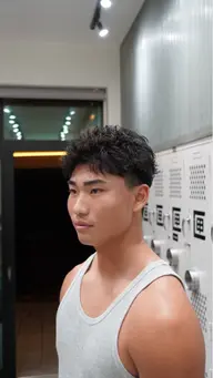 当店スタイリストカット➕メンズショートパーマ