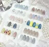 🔰口コミ記入必須【Jr】HAND⭐️オフなし⭐️🌸 梅雨・初夏ネイル🌻🩵