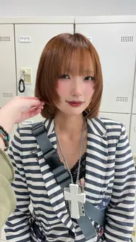 「ブリーチなしW color+オリジナルtreatment+似合わせcut」ベージュ、ブラウンカラー🍂