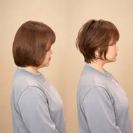 🌿何度でもご利用可能🌿【綺麗を維持したい大人女性へ✨】若見えショートカット+透明感カラー