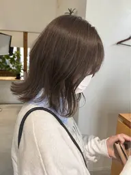 🎨似合わせカット+ブリーチなしダブルカラー+マーブ