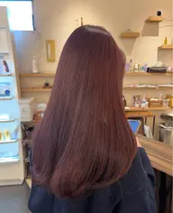 ツヤ感カラー+トリートメント
